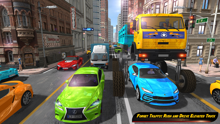 Elevated Dump Truck Loader Sim