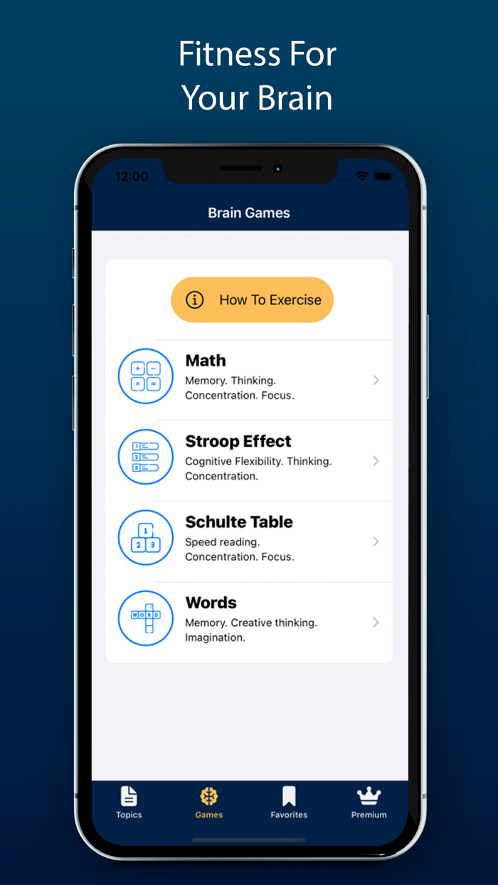 Cognitio Brain Training Games