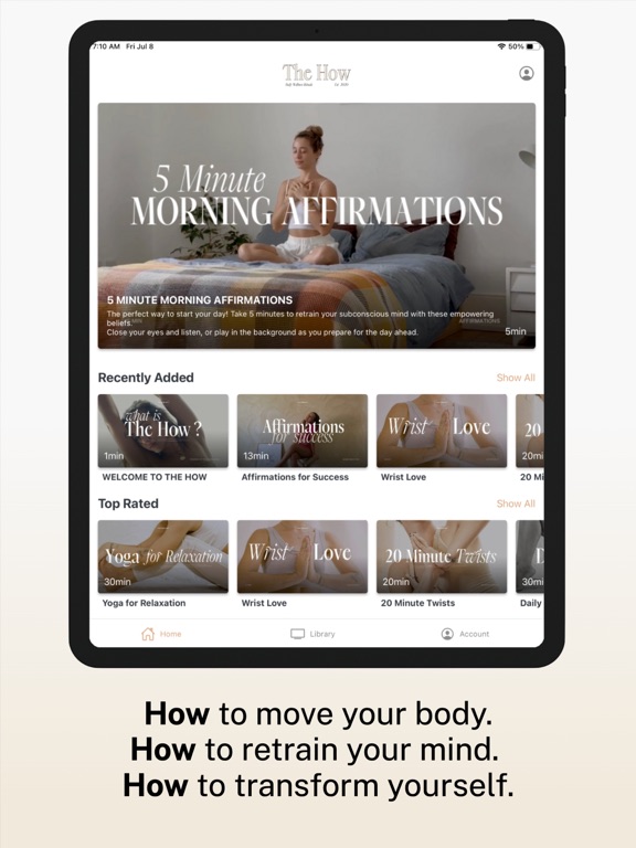 The How by Miki Ash iPad screenshot 2 - Health & Fitness app