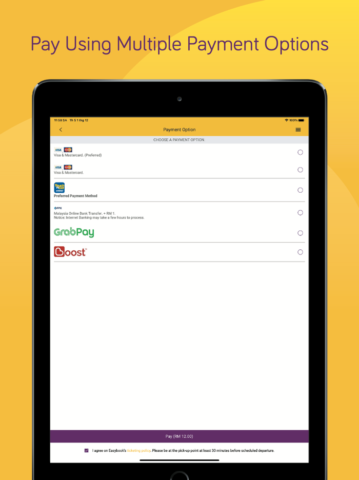Easybook® Bus Train Ferry Car