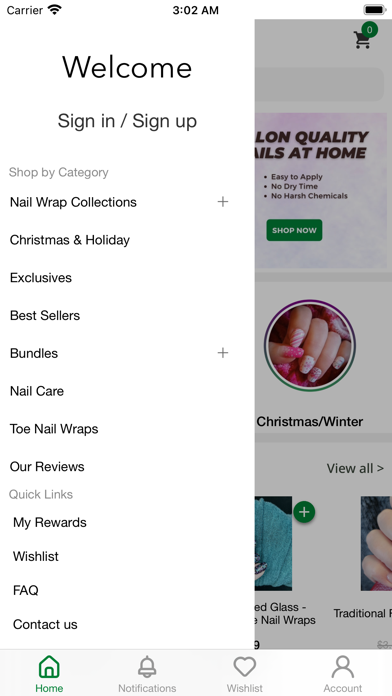 Karma Nail Wraps Screenshot