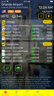 orlando airport (mco) info iphone screenshot 1