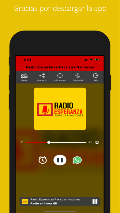Esperanza Para Las Naciones Screenshot