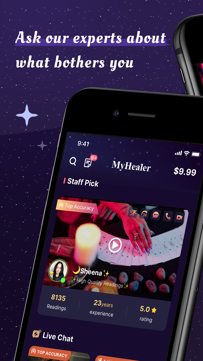 MyHealer Live Psychic Readings