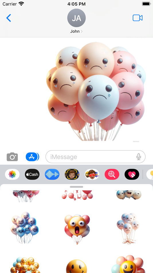 #5. Balloon Stickers (iOS) Podle: Paul Scott