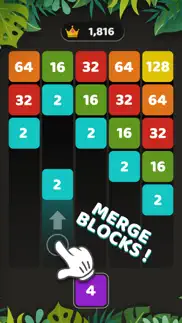 How to cancel & delete x2 blocks - 2048 number puzzle 3