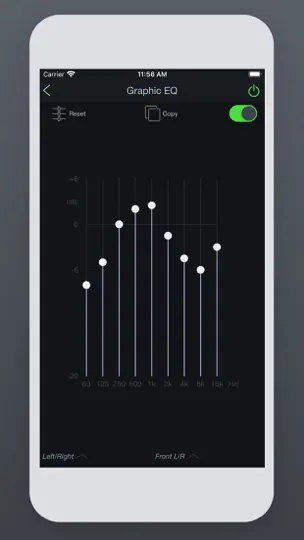Screenshot von Denon AVR Remote auf dem iPhone 8