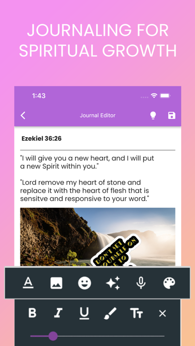 Christian Journal -Bible& More Screenshot