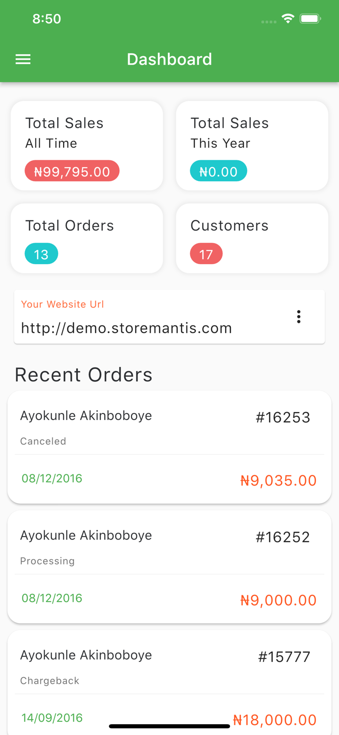 StoreMantis - Store Builder