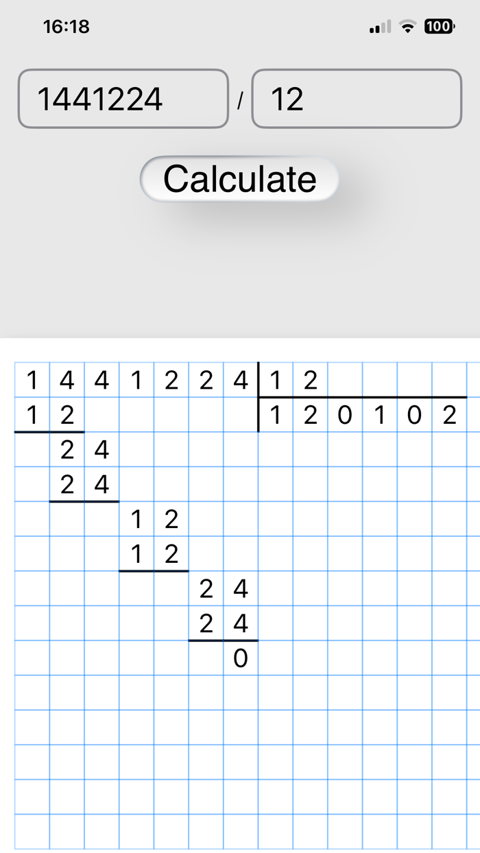 Long division Eastern Europe
