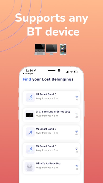 Bluetooth: Headphones Finder Screenshot