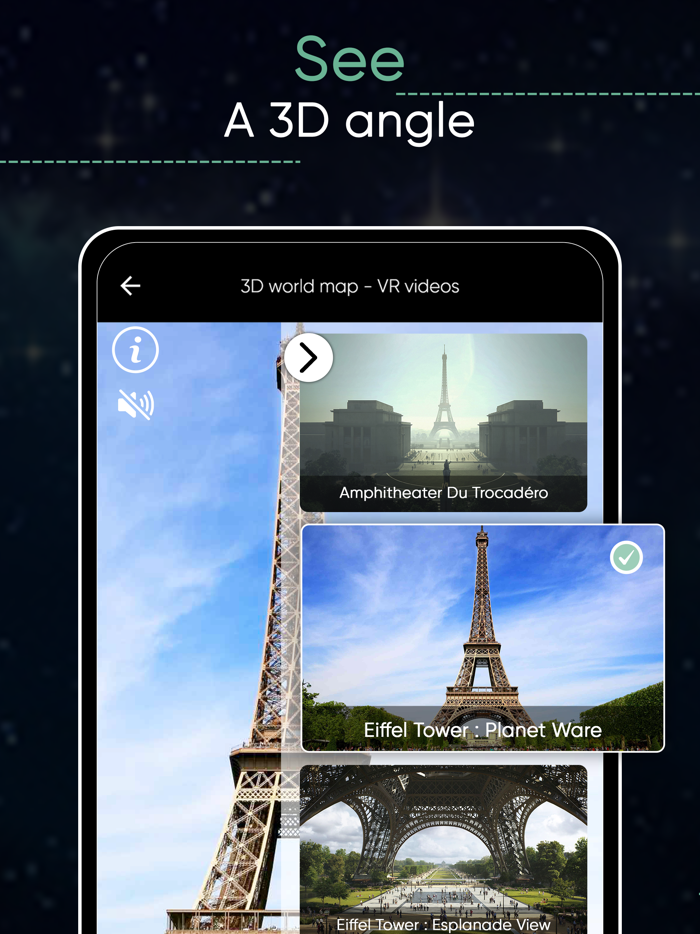 3D World Map  Famous Places