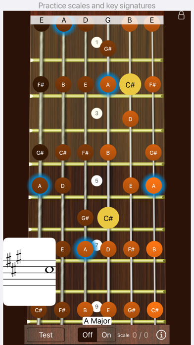 Screenshot #1 pour Guitar Sight Reading Trainer