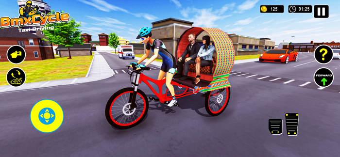 BMX Taxi Driving 3D Simulator