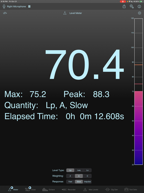 Screenshot #2 for SoundMeter X
