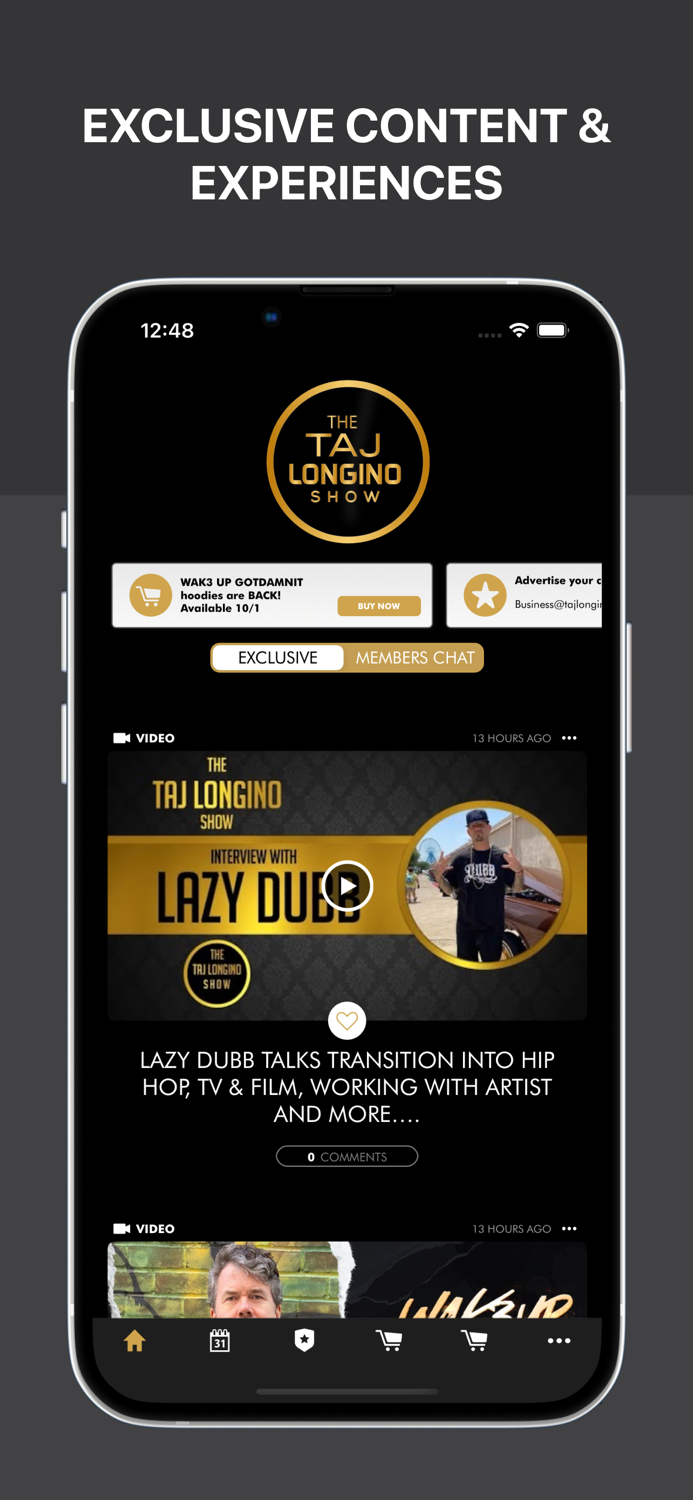 Taj Longino Show Official App