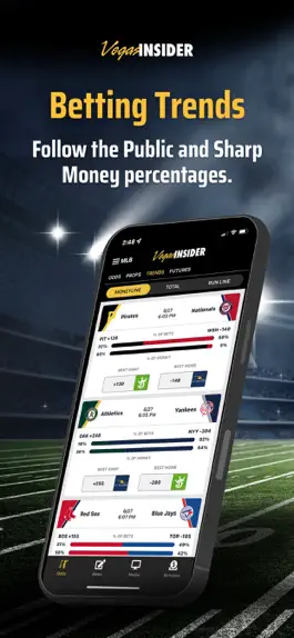 Game screenshot VegasInsider Sports Betting apk