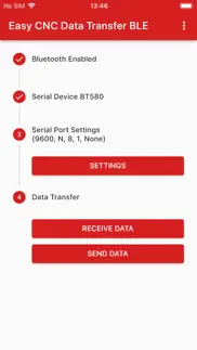 easy cnc data transfer ble iphone screenshot 1