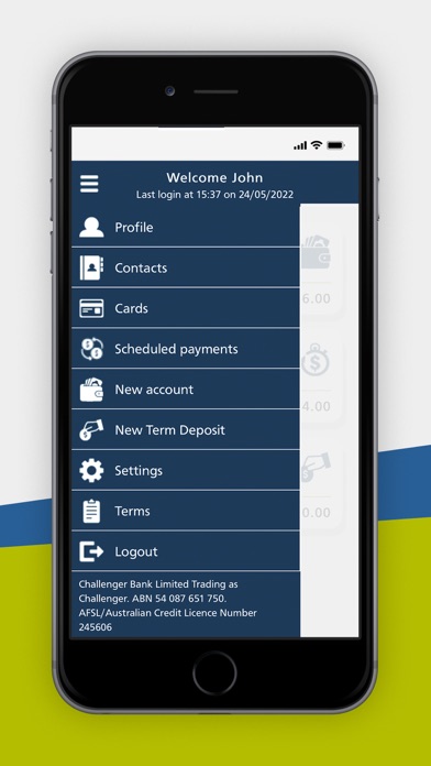 Challenger Banking Screenshot