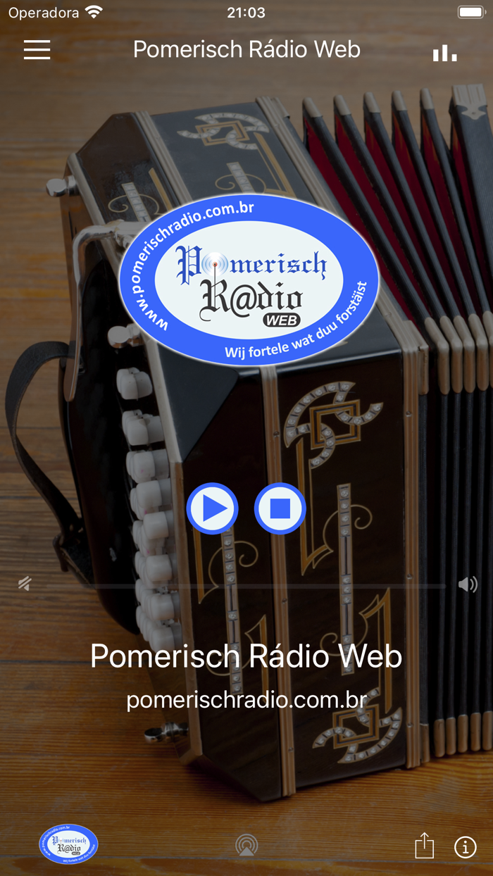 Pomerisch Rádio Web