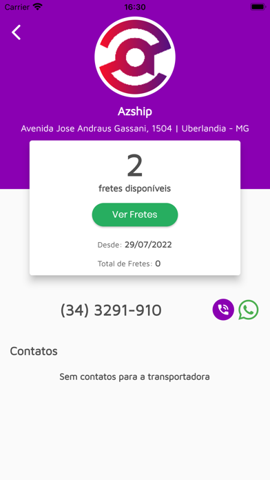 AZShip - Fretes Screenshot