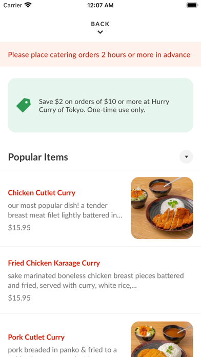 Hurry Curry Tokyo Screenshot
