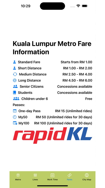 Kuala Lumpur Subway Map