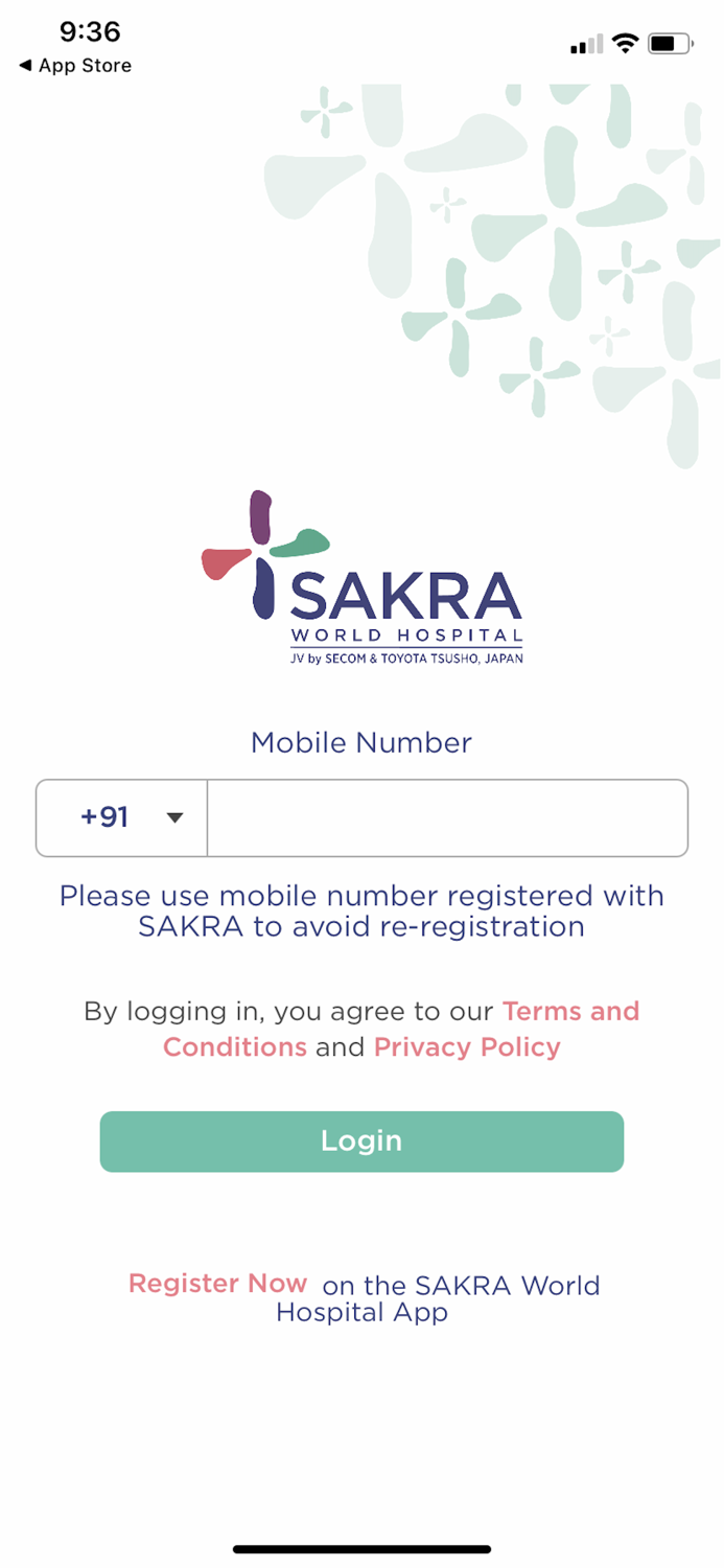 Sakra Patient App