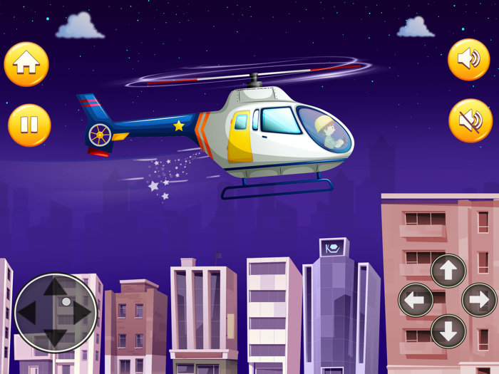 Helicopter Driving Rescue Game