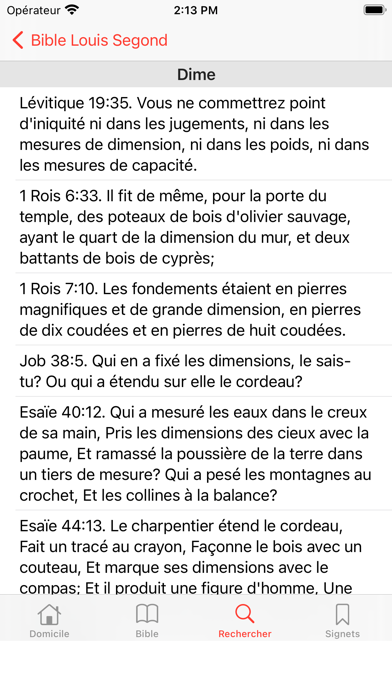 La Bible Louis Segond Screenshot