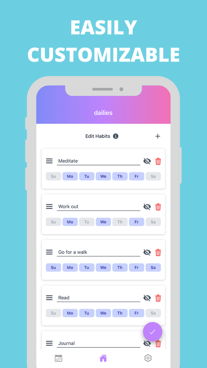 Dailies - Daily Habit Tracker