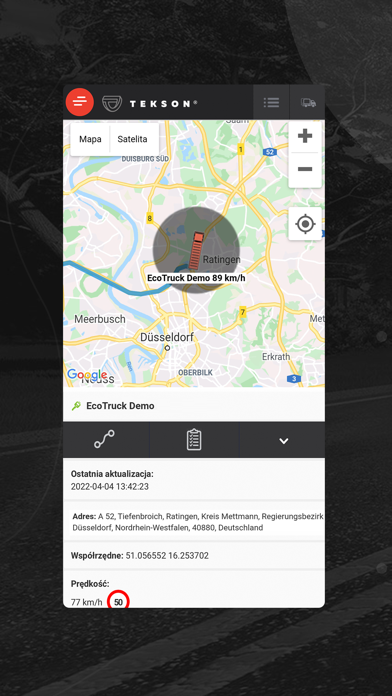 GPS Tekson Screenshot