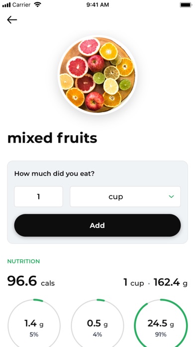 ENRG.fit Screenshot