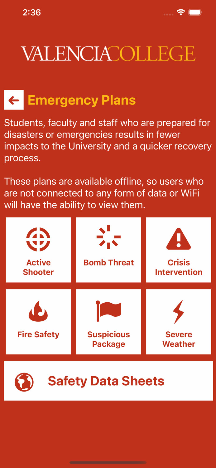 Valencia College Safety