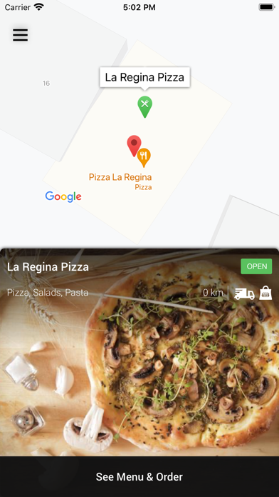 La Regina Pizza Screenshot