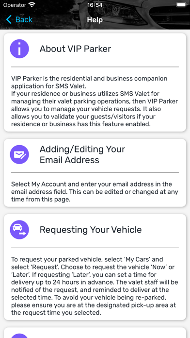 VIP Parker Screenshot