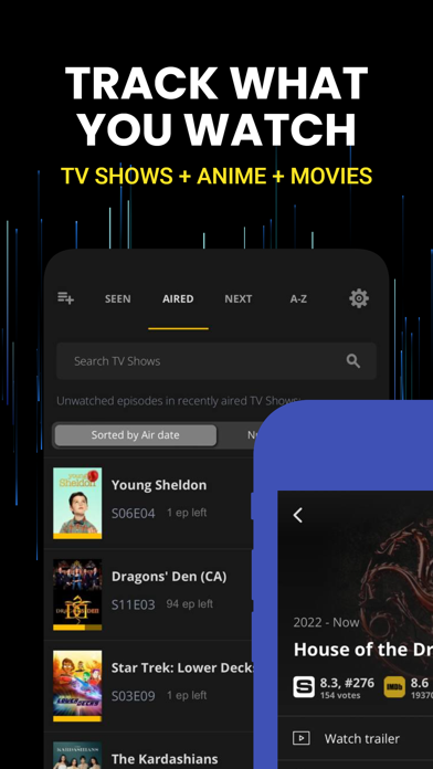 Screenshot #1 pour Simkl Lists: TV, Anime, Movies