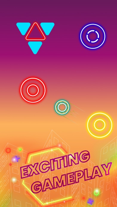 Neon Ball Hop – Aim and Shoot Screenshot