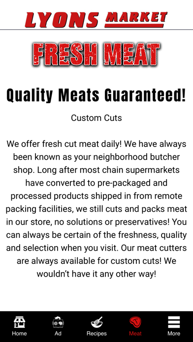Lyons Market & Buddy's IGA Screenshot 4 - AppWisp.com Lyons Market & Buddy's IGA Screenshot 4 - AppWisp.com