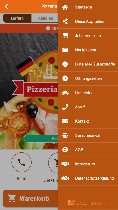 Lissabon Pizzeria Screenshot