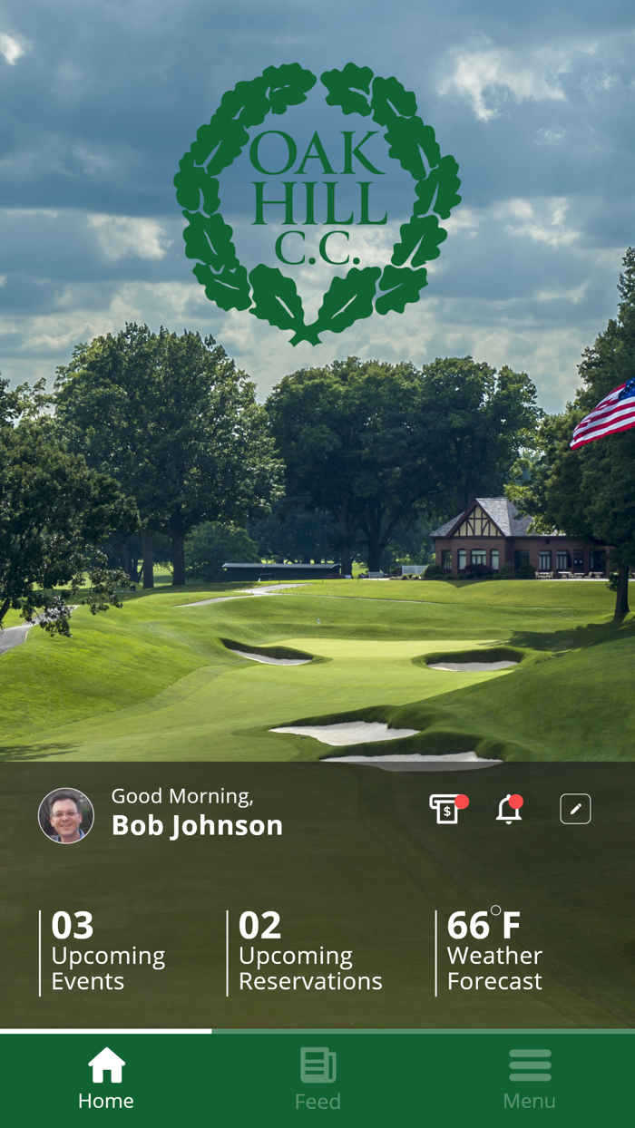 Oak Hill Country Club.