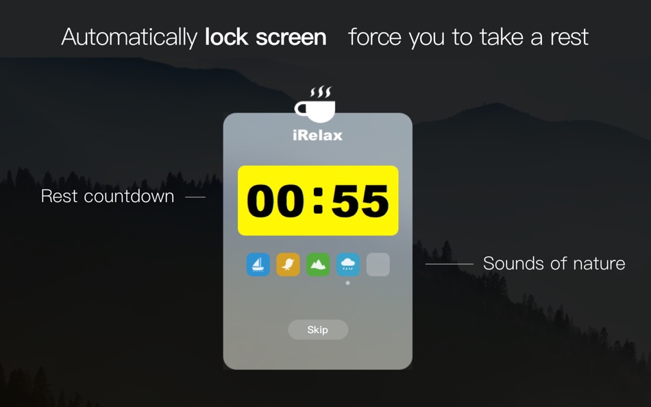 #1. iRelax - Break Reminders (macOS) بواسطة: 志强 王