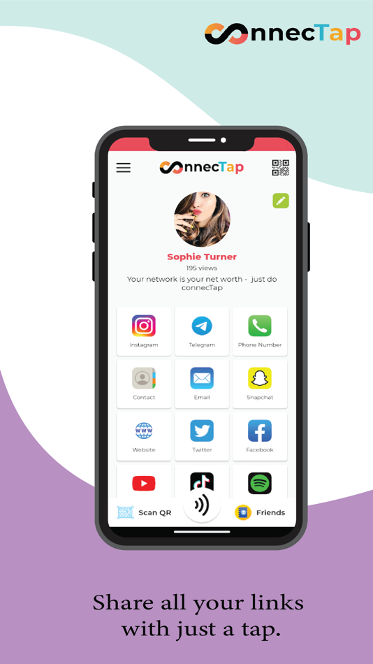 #7. ConnecTap (iOS) Podle: Mindcrew technologies pvt ltd