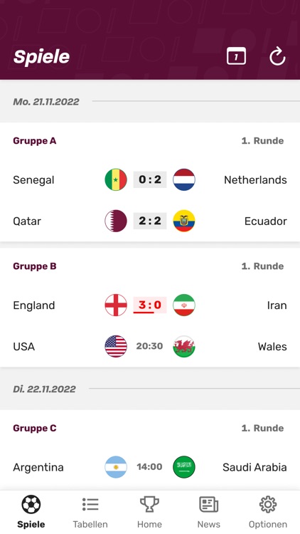 WM App 2022 - Spielplan screenshot-5