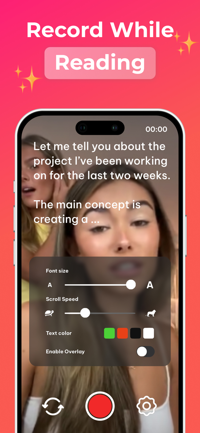 Teleprompter for Video Script
