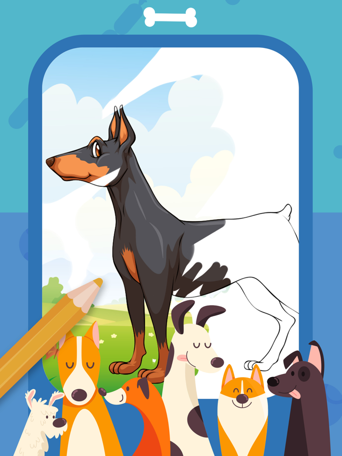 Dogs Coloring Book Collection