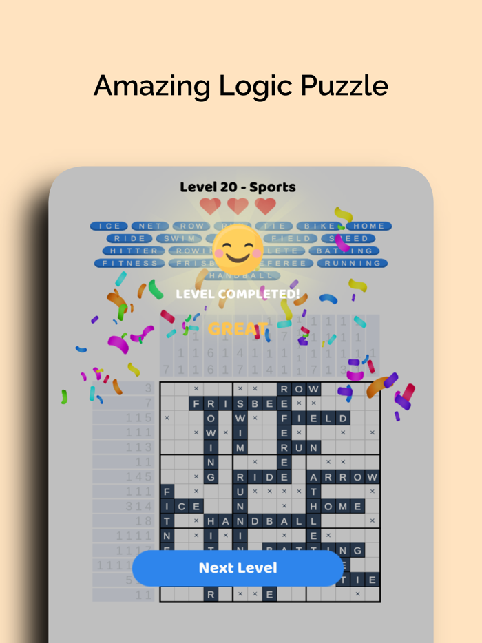 Nonogram Words - Cross Puzzle