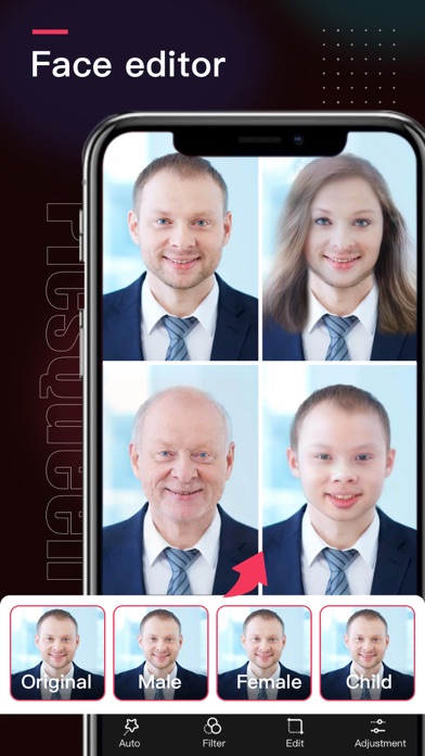 AI Face Photo Editor PicsQueen Screenshot