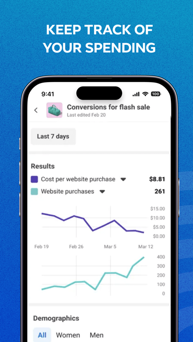 Screenshot #1 pour Meta Ads Manager Business