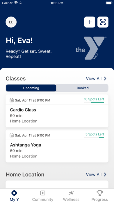 Holyoke YMCA Screenshot